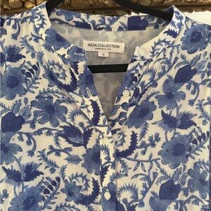 Emerson Fry India Collection Blue Floral maxi